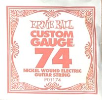Ernie Ball 1174 Nickel Wound Electric Guitar .074 Single String