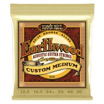 Ernie Ball 2005 Earthwood Acoustic 80/20 Bronze Strings Cst Med 12.5-56