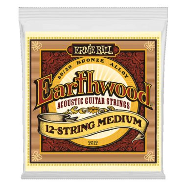 Ernie Ball 2012 Earthwood Acoustic 12-string 80/20 Bronze, Med 11-52