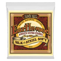 Ernie Ball 2045 Earthwood Silk & Steel 80/20 Bronze Acoustic, 11-52