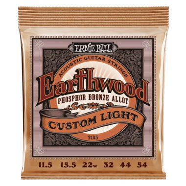 Ernie Ball 2145 Earthwood Phosphor Bronze Acoustic 11.5-54, Set