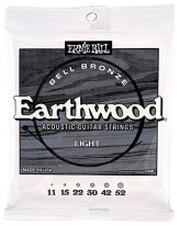 Ernie Ball 2348 Earthwood Bell Bronze Acoustic Light Strings 11-52