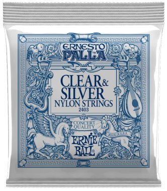 Ernie Ball 2403 Ernesto Palla MT Clear & Silver Nylon Classical Strings