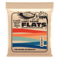 Ernie Ball 2580 Light Stainless Steel Flatwound Electric Strings 11-50