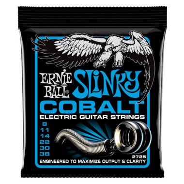 Ernie Ball 2725 Extra Slinky Cobalt Electric Guitar Strings 8-38