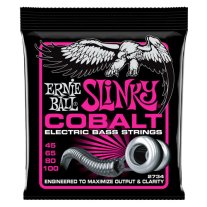 Ernie Ball 2734 Super Slinky Cobalt Electric Bass Strings 45-100