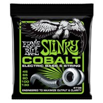 Ernie Ball 2736 5-String Slinky Cobalt Bass Strings, 45-130