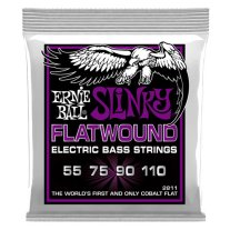 Ernie Ball 2811 Power Slinky Flatwound Electric Bass Strings 55-110