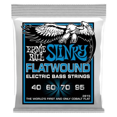 Ernie Ball 2815 Extra Slinky Flatwound Electric Bass Strings 40-95