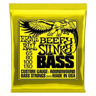 Ernie Ball 2840 Beefy Slinky Bass Nickel Wound (65-130), BEAD Tuning