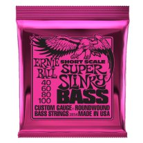 Ernie Ball 2854 Super Slinky Short Scale Bass Strings, 40-100