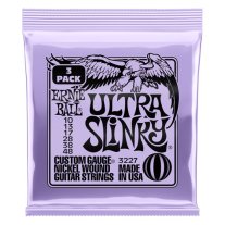 Ernie Ball 3-Pack Ultra Slinky 3227 Electric Guitar Strings 10-48