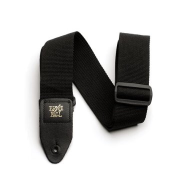 Ernie Ball Black Polypro Guitar Strap