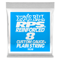 Ernie Ball P01028 Brass Reinforced Plain Electric Guitar .008 Single String