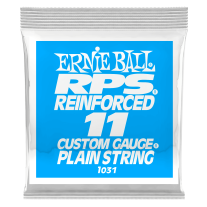 Ernie Ball P01031 Brass Reinforced Plain Electric Guitar .011 Single String