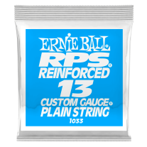 Ernie Ball P01033 Brass Reinforced Plain Electric Guitar .013 Single String