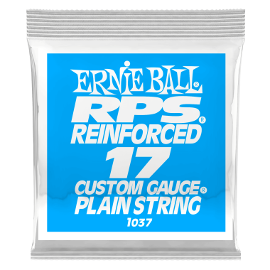 Ernie Ball P01037 Brass Reinforced Plain Electric Guitar .017 Single String