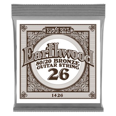 Ernie Ball P01426 80/20 Bronze .026, Single Acoustic Guitar String
