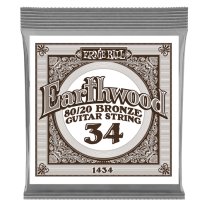 Ernie Ball P01434 80/20 Bronze .034, Single Acoustic Guitar String