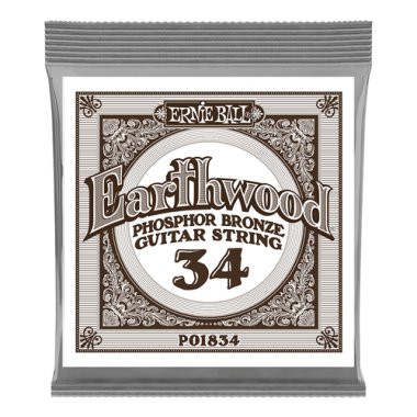Ernie Ball P01834 Phosphor Bronze .034, Single Acoustic Guitar String