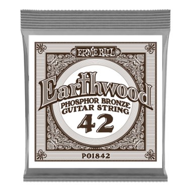 Ernie Ball P01842 Phosphor Bronze .042, Single Acoustic Guitar String