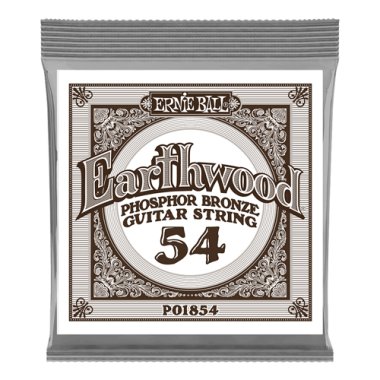 Ernie Ball P01854 Phosphor Bronze .054, Single Acoustic Guitar String