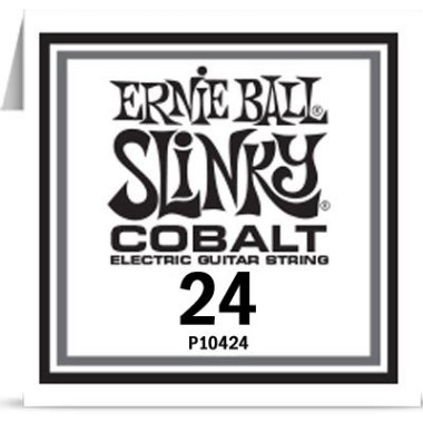 Ernie Ball P10424 Slinky Cobalt Electric Guitar .024 Single String