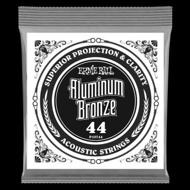 Ernie Ball P10744 Aluminum Bronze Wound Acoustic Guitar Strings, .044