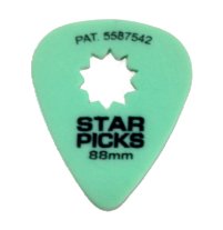 Everly Star Pick, Green .088, One Pick