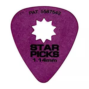 Everly Star Pick, Purple 1.14, One Pick