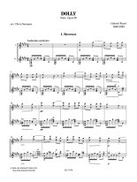 Faure arr. by Dumigan | Dolly, Suite Opus 56 for 2 guitars