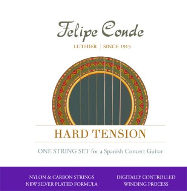 Felipe Conde Spanish Concert HT Carbon Classical Guitar Strings
