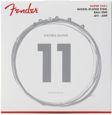 Fender 250M Nickel-Plated Steel Electric Guitar Strings 11-49