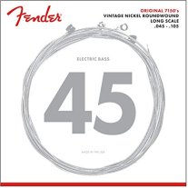 Fender 7150M Pure Nickel Roundwound Electric Bass Strings (45-105)