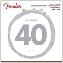 Fender 7250L Nickel-Plated Steel Roundwound Bass Strings (40-100)