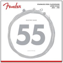 Fender 9050M Stainless Steel Flatwound Electric Bass Strings (55-105)