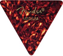 Fender Shell Medium 355 Classic Triangle Celluloid Pick, One