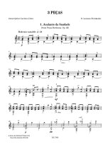 Fernandez | 3 pecas arr. by Lima for solo guitar