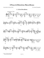 Fernandez | 3 Pecas de Historietas Maravilhosas for solo guitar