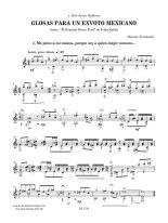 Fernandez | Glosas for solo guitar