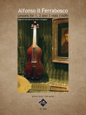 Ferrabosco | Lessons For 1, 2 And 3 Viols for solo guitar