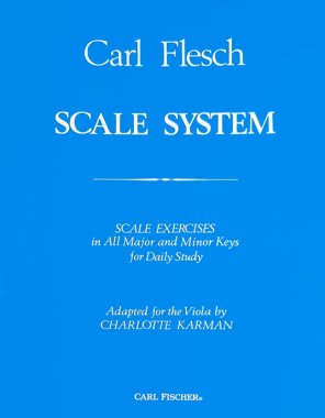 Flesch | Scale System exercises in all major minor keys for Viola