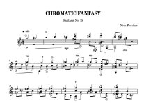 Fletcher | Chromatic Fantasy (Fantasia No. 15) for solo guitar