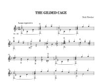 Fletcher | The Gilded Cage for solo guitar