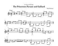 Fletcher | The Princesses Pavane and Galliard for solo guitar