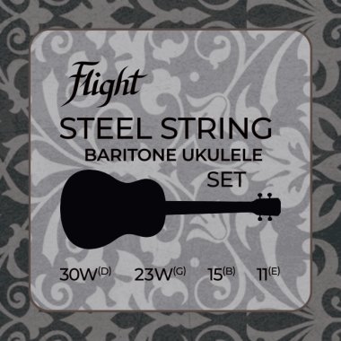 Flight FBSS-200 Baritone Steel Ukulele Strings