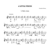 Fortino | 4 Little Pieces for solo guitar
