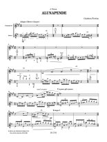 Fortino | Alunapende for guitar and B flat clarinet