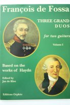 Fossa | Three Grand Duos Vol 1 (score/parts) for 2 guitars