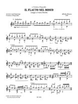 Franco arr. by Porqueddu | Il flauto nel bosco for solo guitar